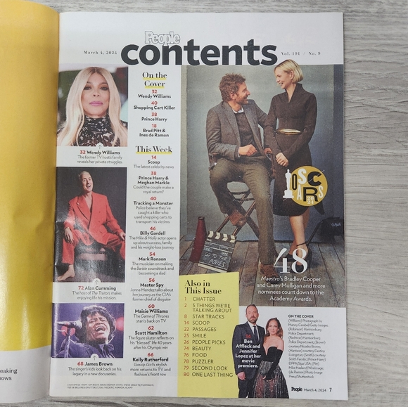 🍭7/$15 People Magazine March 2024 Wendy Williams - Picture 2 of 4